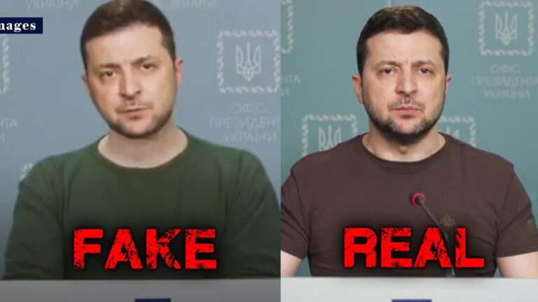deepfake Volodymyr Zelensky
